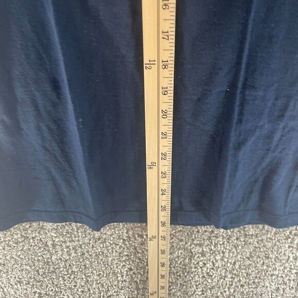 Speedo Shirt Womens Large Blue USA Swimming Kate Ziegler Cotton Casual Logo Crew - Picture 10 of 13